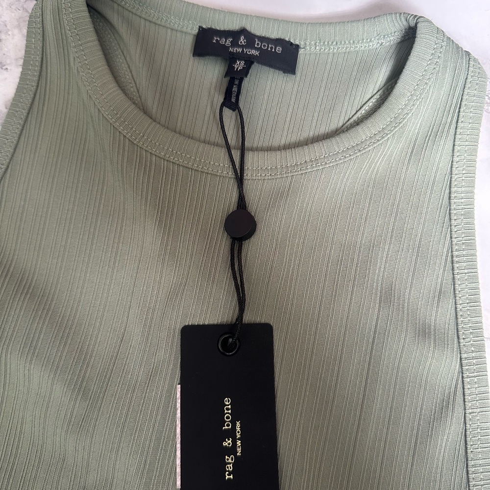 Rag & Bone Women's Green Top